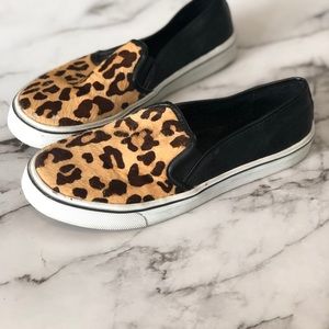 Animal Print Slip-Ons